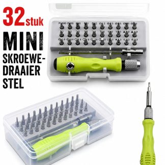 Mini Skroewedraaier stel 32 Stuk